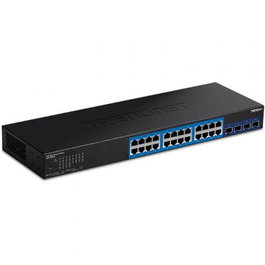Trendnet TEG-30284 Switch Gestionable 28 Puertos (24 Gigabit RJ-45 y 4 SFP+ 10G)